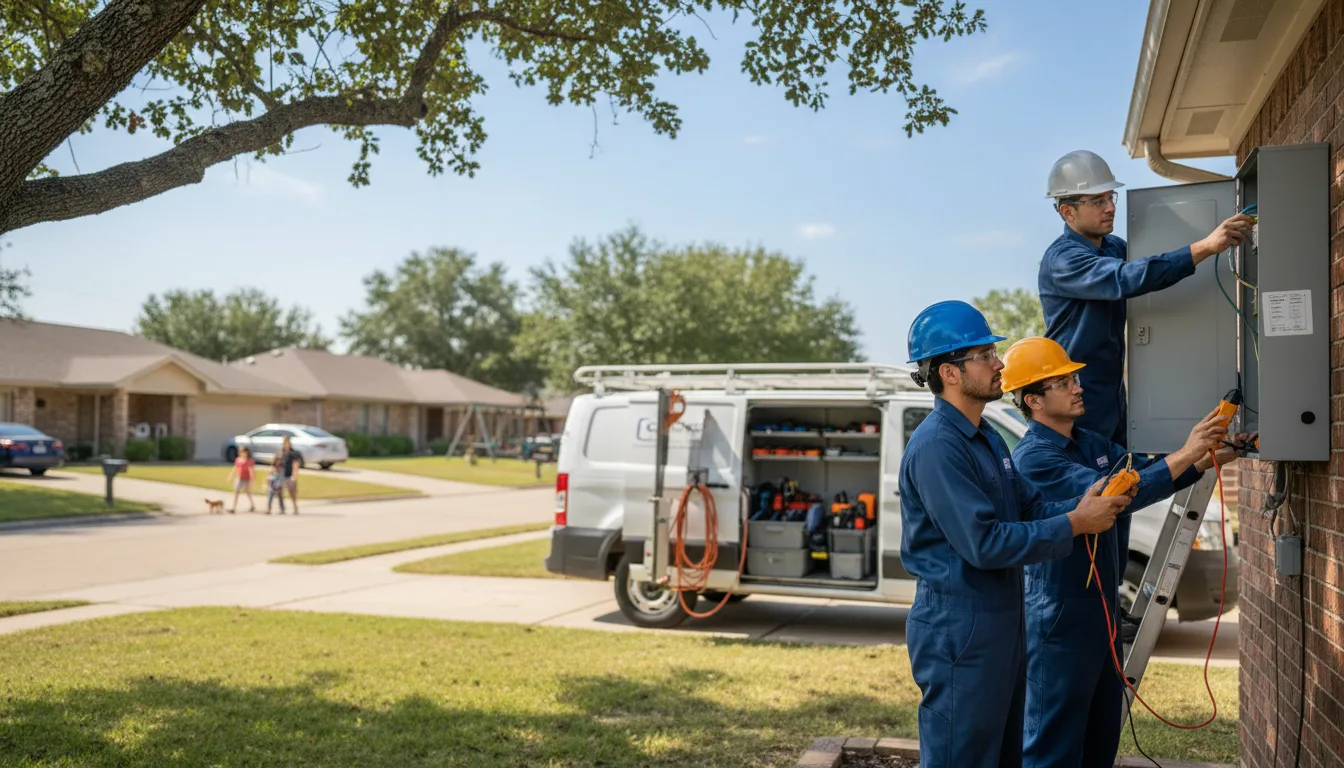 Certified electrician providing emergency electrical services in Arthur, NE